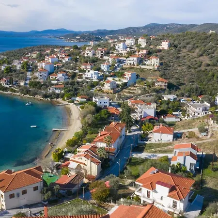 Beta Sea View With Pool * Volos