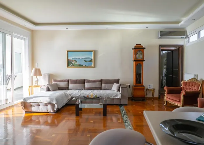 Villa Beta Sea View With Pool Volos