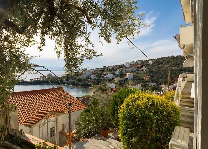 Beta Sea View With Pool Volos