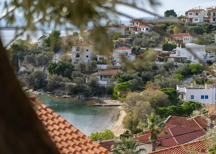 Beta Sea View With Pool * Volos