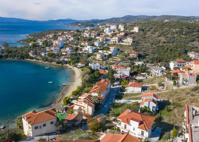 Beta Sea View With Pool * Volos