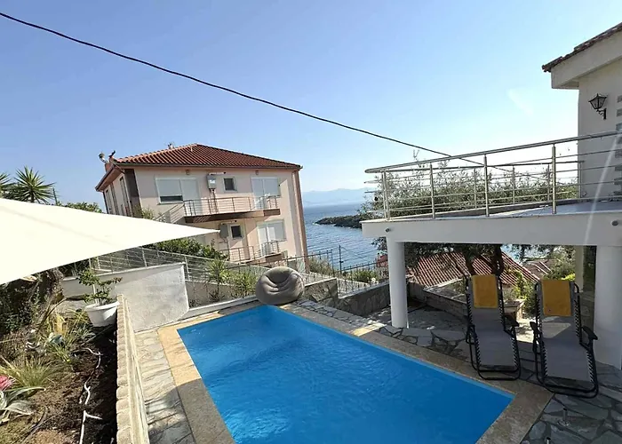 וילה Beta Sea View With Pool *