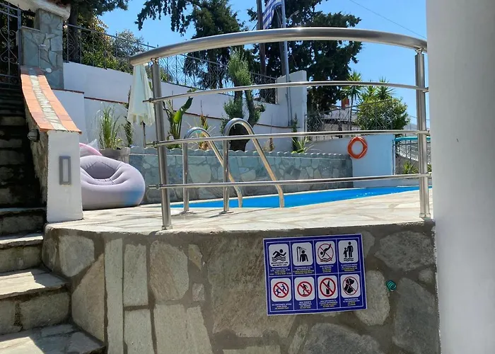 Beta Sea View With Pool Villa Volos