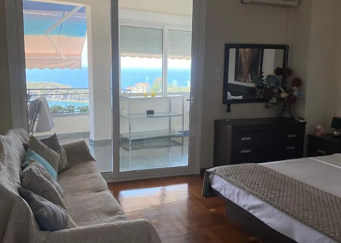 Beta Sea View With Pool וילה וולוס